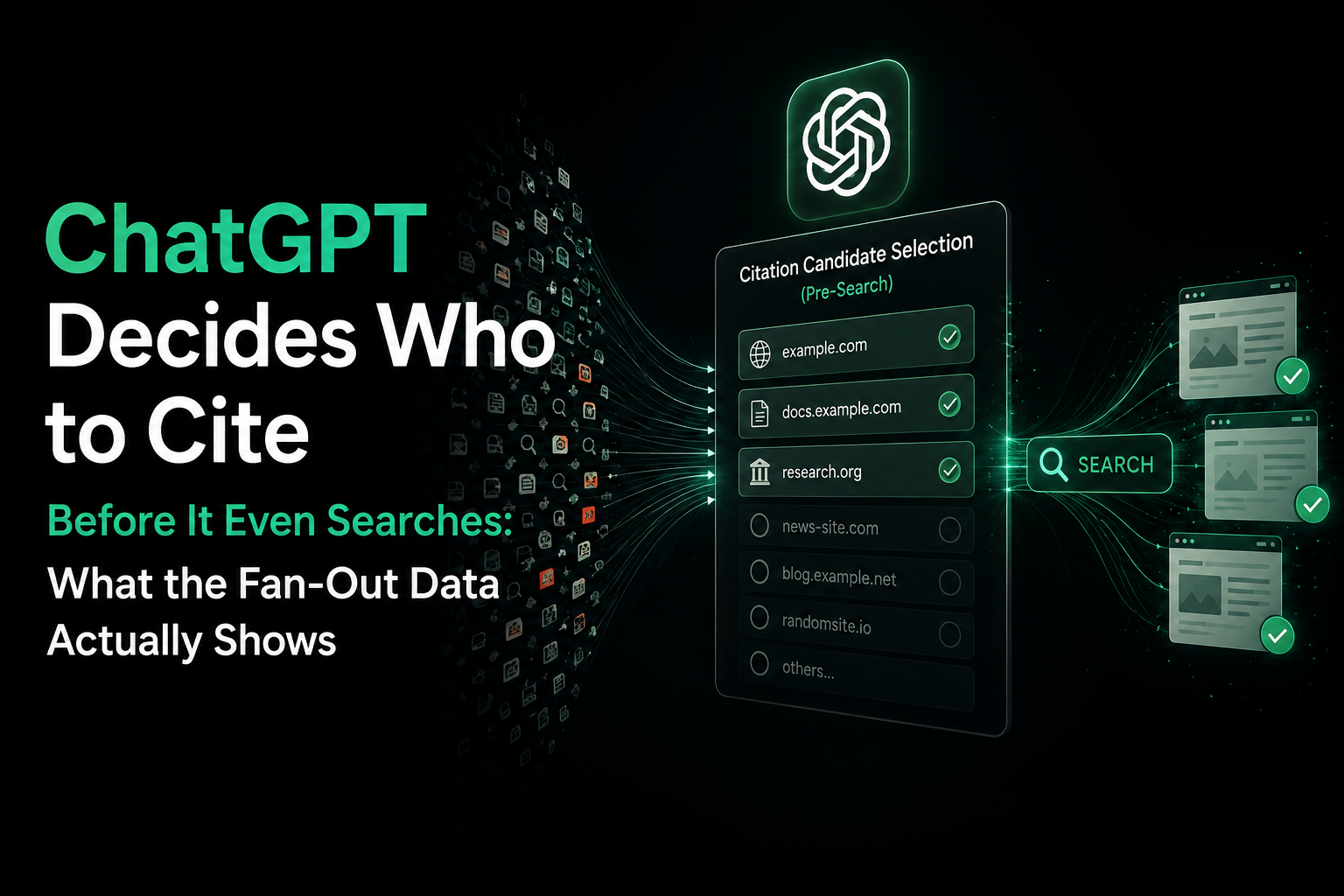 ChatGPT Decides Who to Cite Before It Even Searches: What the Fan-Out Data Actually Shows